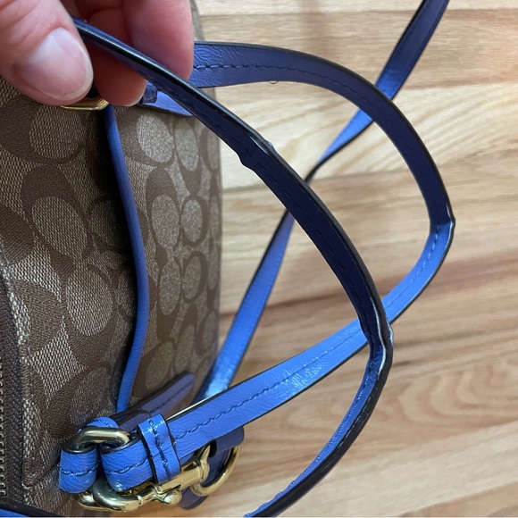 Coach Peyton Signature Cora Domed Satchel